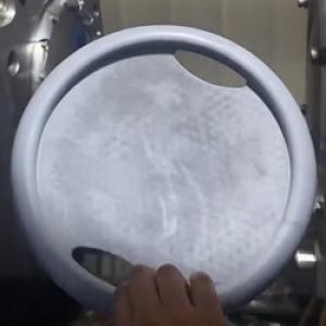 Видео штамп с круглой крышкой 