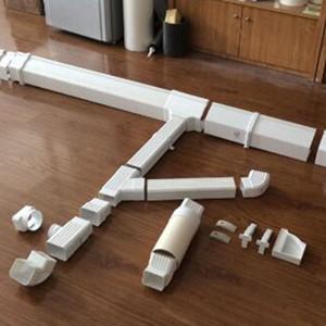 Пластиковый желоб k-образного типа и водосточная система