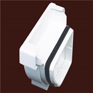 пластиковый желоб аксессуар левый желоб заканчивается заглушка