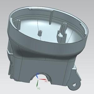new parts Central housing part mold case