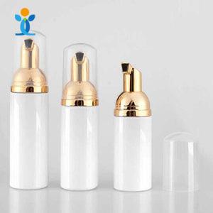 wholesale 5ml 10 ml 15 ml AS silver and golden color plastic airless lotion pump bottle for cosmetic serum 